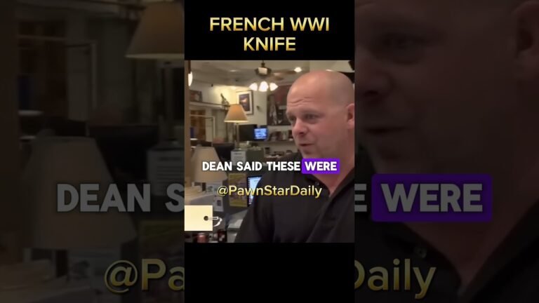 FRENCH KNIFE FROM WWI WORTH $125K #shorts #short #pawnstars #pawnshop