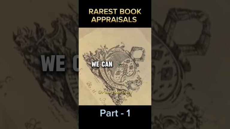 Pawn Stars Rarest Book Ever #pawnstars #pawnshop #shorts
