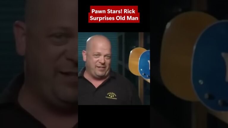 Pawn Stars! Rick Surprises Old Man! #pawnstars #shorts