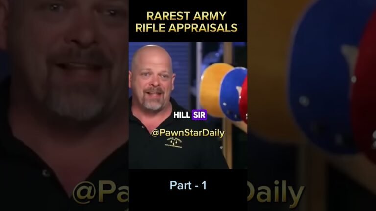 Rarest Army Rifle Appraisals in  #pawnstars #shorts #pawnshop