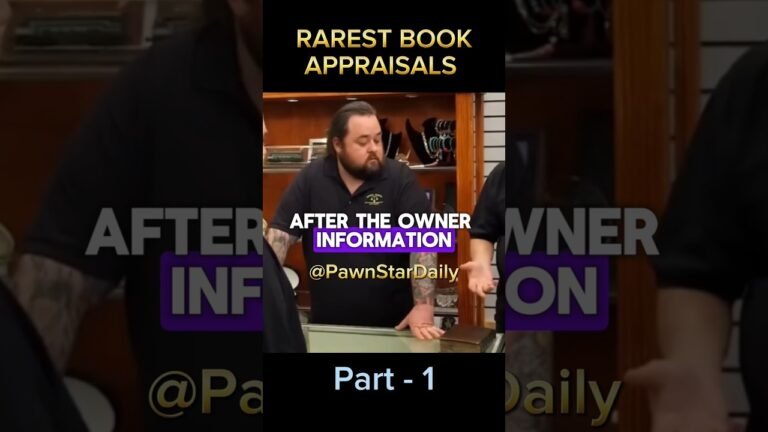 Rarest Book Appraisal In Pawn Shop