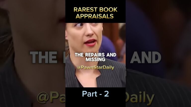 Rarest Book Appraisal In Pawn Shop #shorts #pawnstars