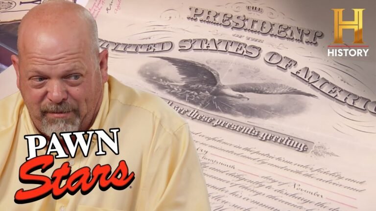 INCREDIBLY RARE Government Documents | Pawn Stars