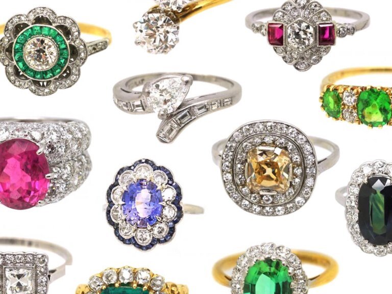 12 Unique Engagement Rings | The Antique Jewellery Company
