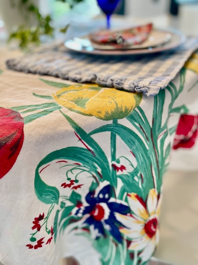 Thrifted Goodies: My Vintage Linen Haul from Goodwill
