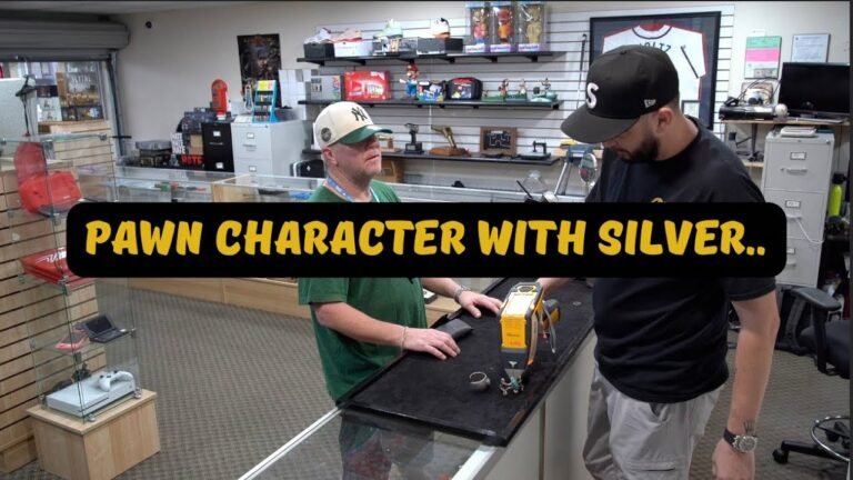 Pawn Character Comes in with Silver..