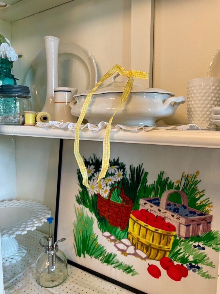 Cottage Garden Hutch Decor: Vintage Summer Finds for July and Beyond